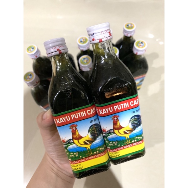 

Minyak kayu putih daun cao cao cap ayam 150ml isian daun chao chao