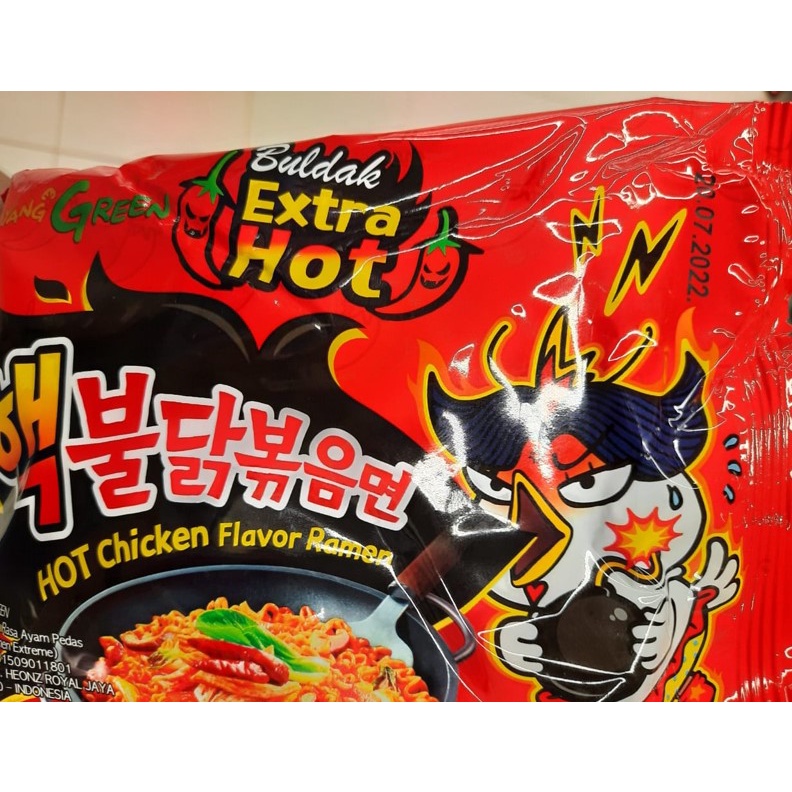 

Samyang Ramen Green Buldak Extra Hot Spicy 145gr