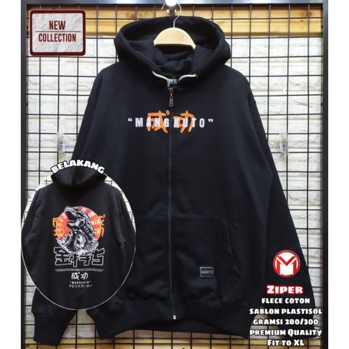 HOODIE ORIGINAL ZIPPER BLACK/OROGINAL PRODUK/HOODIE DISTRO