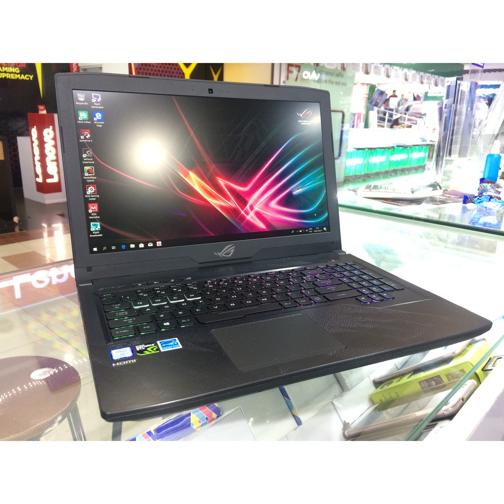 ASUS ROG GL503GE-EN129T [8GB/128GB SSD/1TB HDD/GTX1050Ti 4GB/Win10] Black Hero Edition