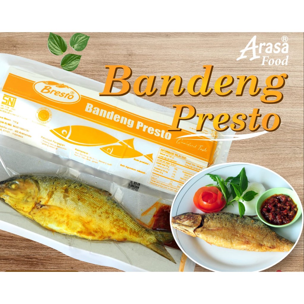 

IKAN BANDENG PRESTO Duri Lunak Vacuum BRESTO