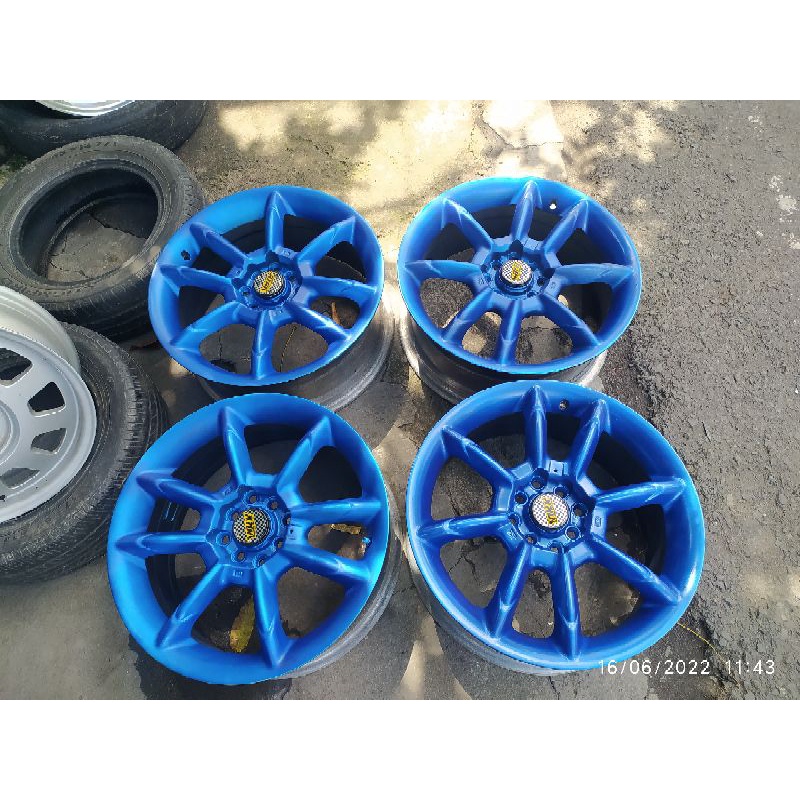 velg original enkei spider Ring 17 pcd 4x100//114.3 lobang  4 made in japan