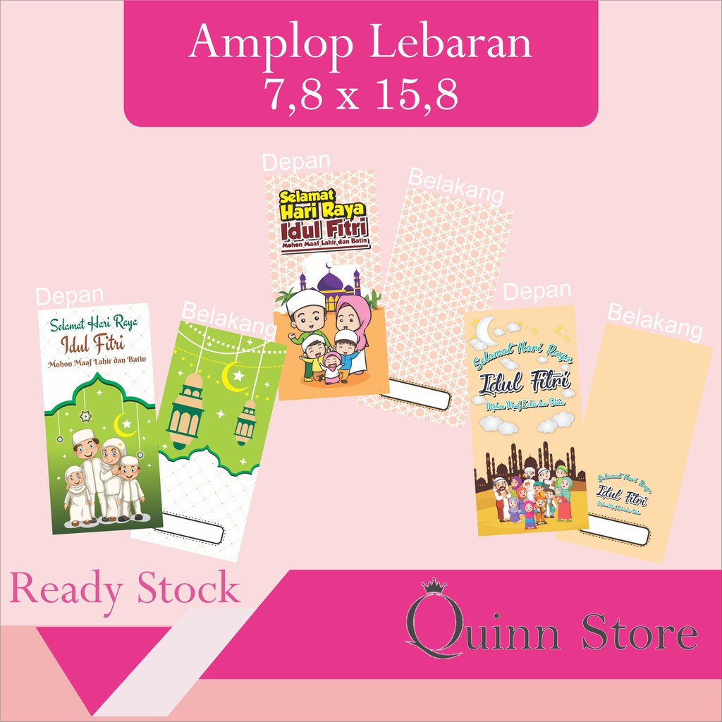 

Amplop Lebaran Angpao Idul Fitri 15,8 x 7,8