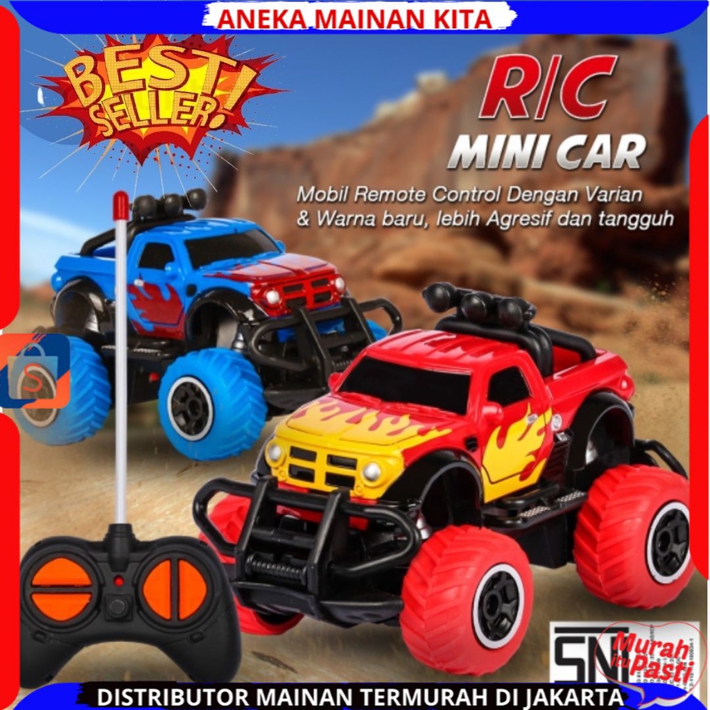 Jual Mainan Anak Mobil Remote Control Offrroad Mini Car Bentuk Unik Dan ...