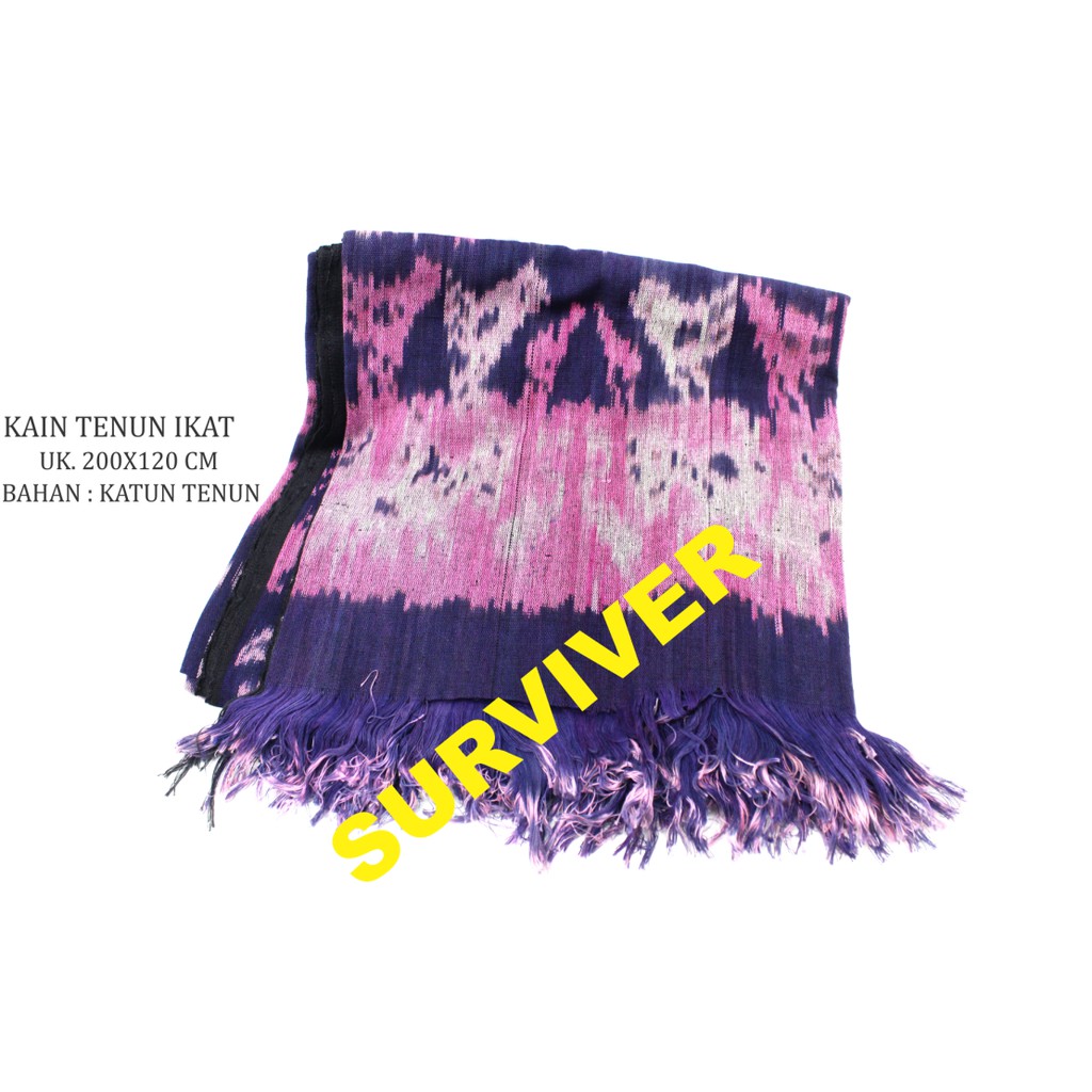 Kain Tenun Ikat Blanket Motif Lurik Bahan Kain Tenun Etnik Tenun Indonesia - 03