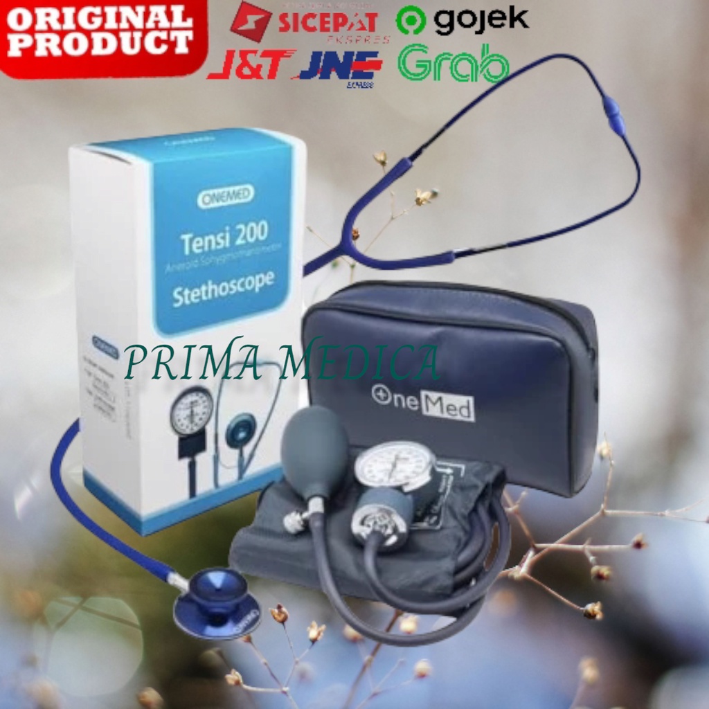paket tensi + stetoskop onemed murah original