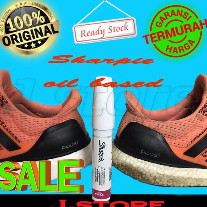 

Promo Akhir Tahun White / Blanc Sharpie Oil Based Pen Marker Ultra Boost Nmd Pureboost Kode 554