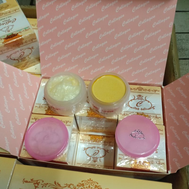 (12 Pcs) Cream Collagen Susun 2in1 Original Segel