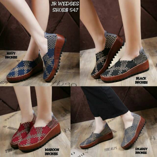JR WEDGES SHOES 543