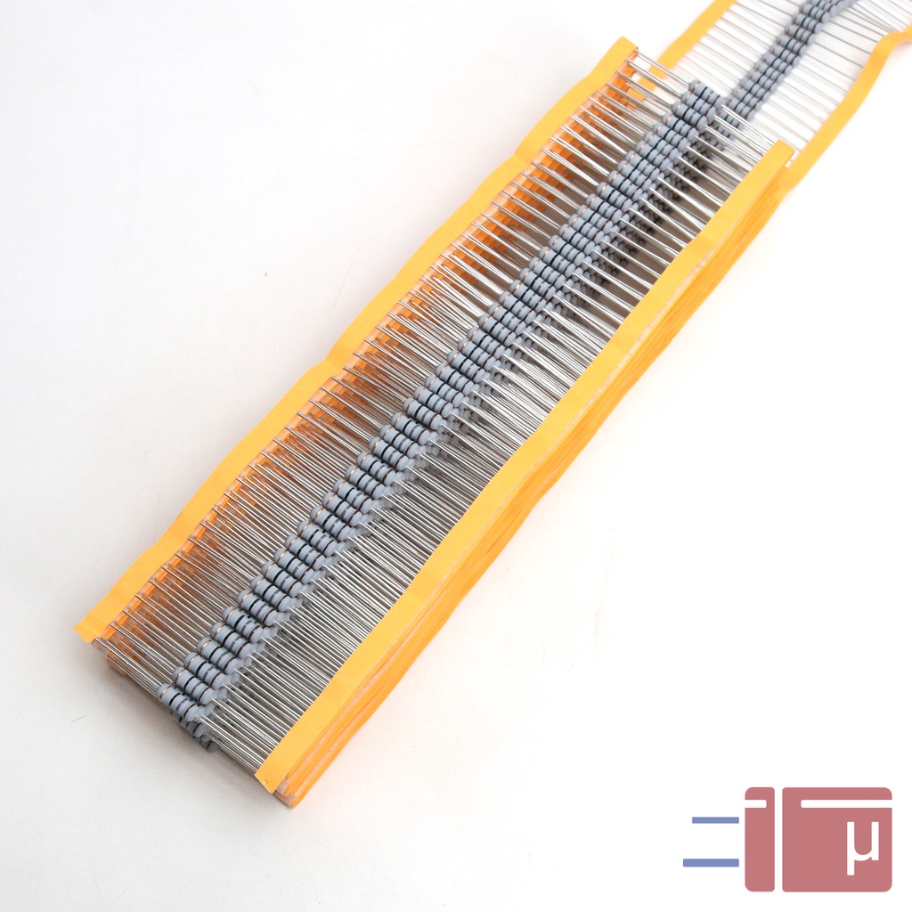 x10 Resistor 18R 18 Ohm 1W Metal Oxide 5% Taiwan Kaki Tembaga