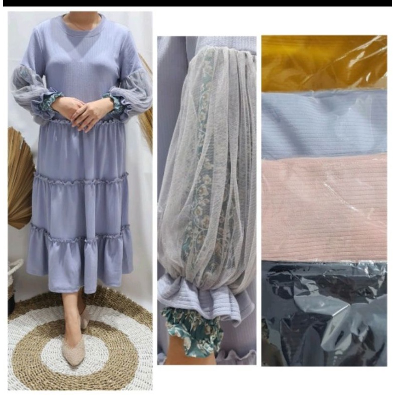 Tunic Cavel lengan balon