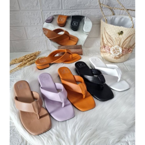 SEPATU WANITA KOREA MURAH CANTIK HEELS HAK TAHU ZARA HITAM IMPORT AJ 08