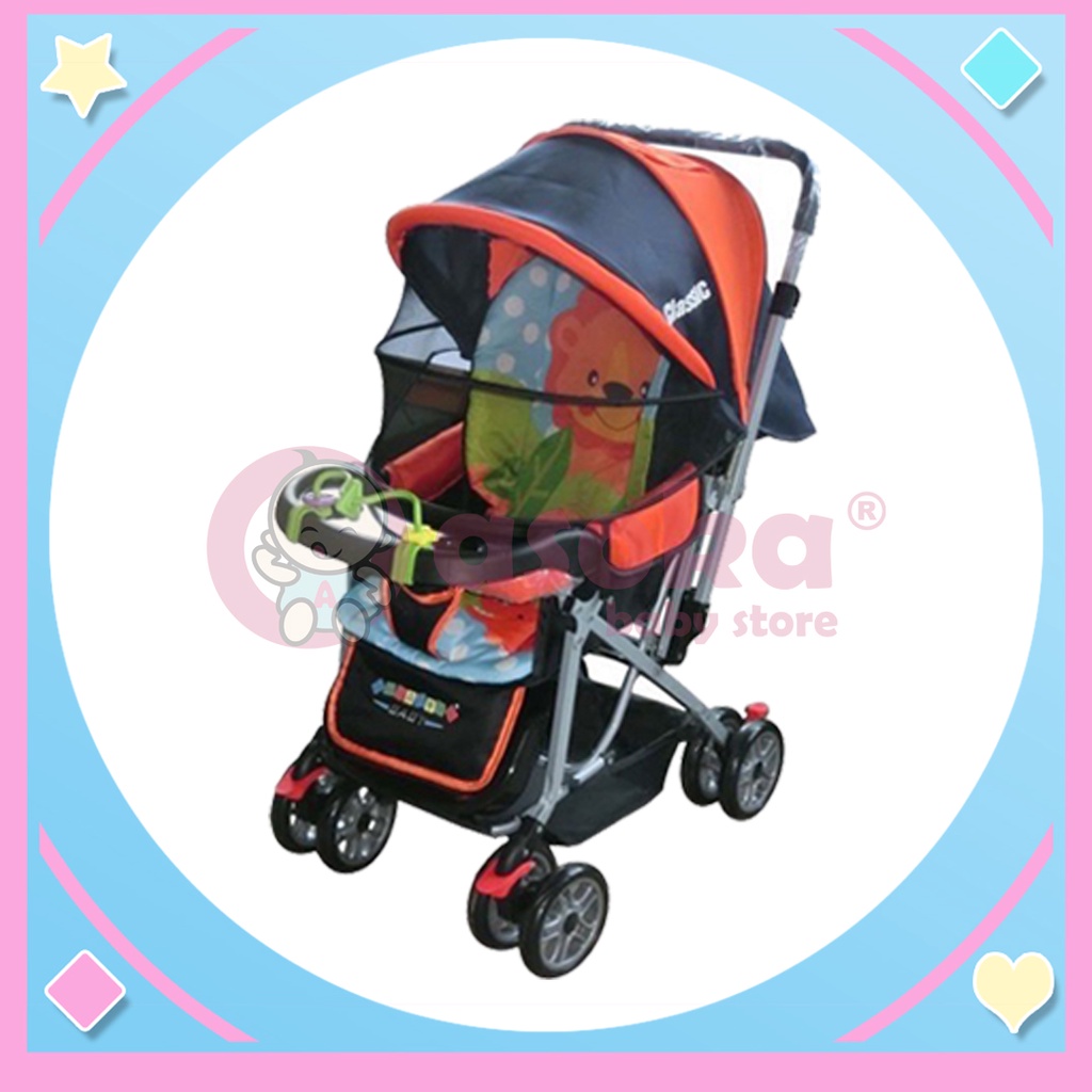 Stroller Pliko Creative 218 Classic - Kereta Dorong Bayi ASOKA