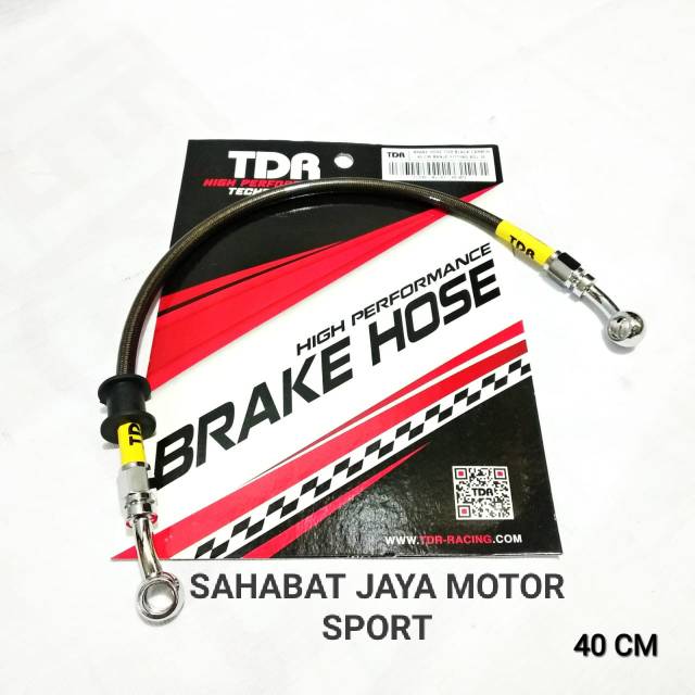 Selang Rem Belakang TDR Banjo Karbon 40CM