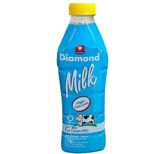 Diamond Susu UHT Full Cream Botol 1 liter Bottle Milk 1000ml