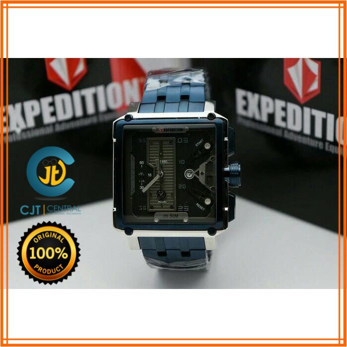 JAM TANGAN PRIA - EXPEDITION E6695 - BLUE - GARANSI RESMI 1TAHUN