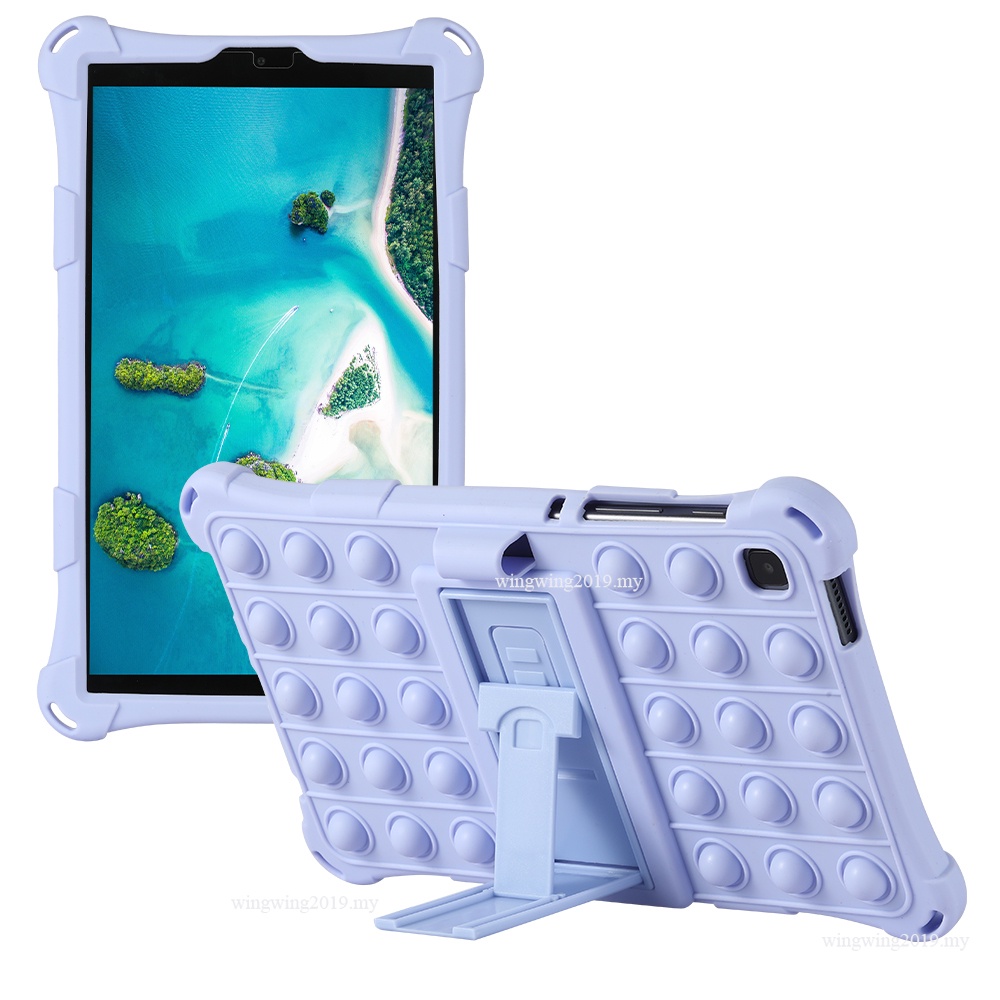 Casing Silikon Samsung Galaxy Tab A7 Lite 2021 SM-T220 SM-T225 8.7 &quot;Motif Push It Bubble