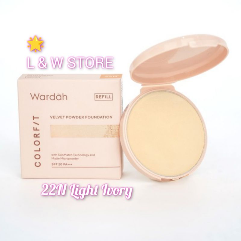 Wardah Colorfit Velvet Powder Foundation (Refill)