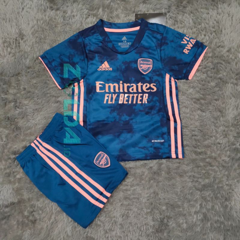 JERSEY BOLA GRADE ORI ARSENAL KIDS 3RD OFFICIAL 2020 2021