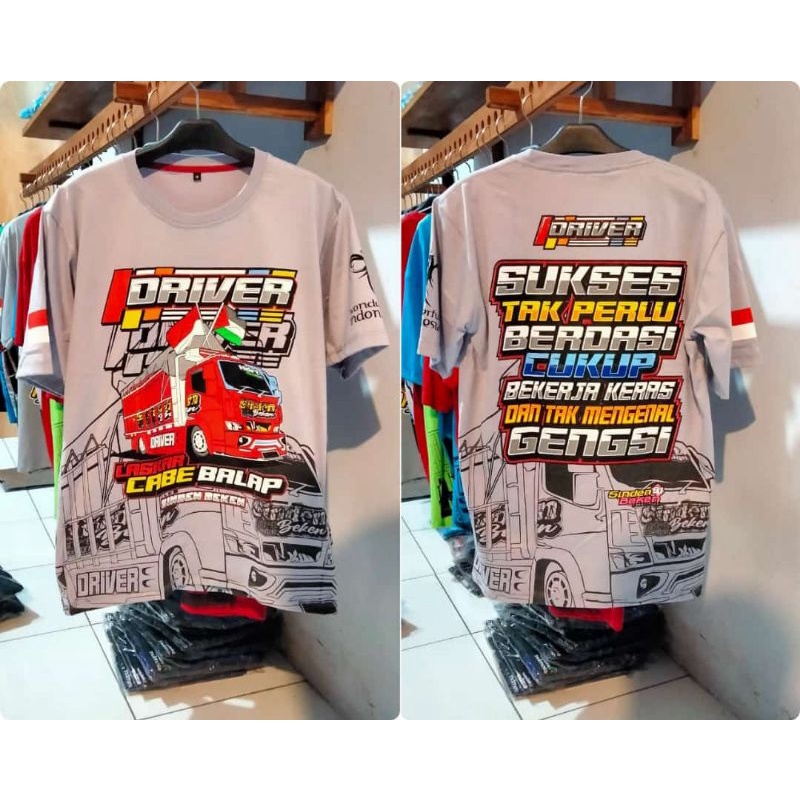 baju kaos Driver cabe balap kaos atasan