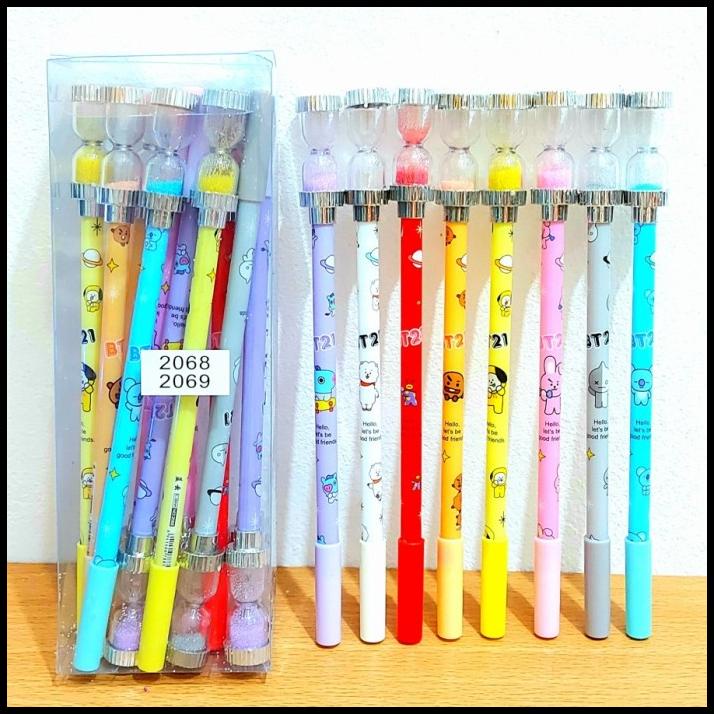 

Pulpen Gel Bts Bt21 Ada Mainan Jam Pasir Unik