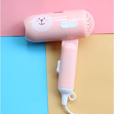 Travel Hair Dryer / Pengering Rambut Lipat / motif Unik / nail dryer