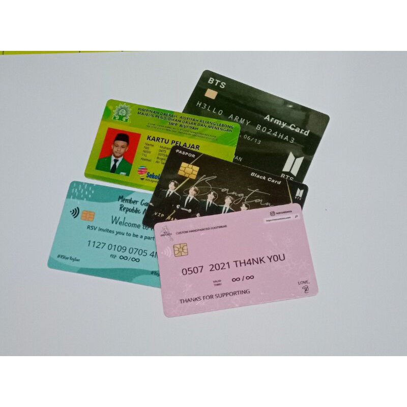 

Pembuatan ID CARD - MEMBER CARD - THANKYOU CARD - KARTU PRLAJAR -KTA - ID BARCODE
