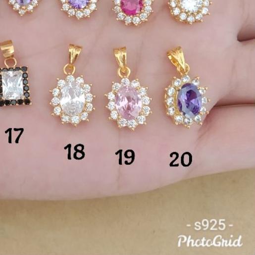 LIONTIN KUNING/GOLD PERAK ASLI LAPIS KUNING 2830