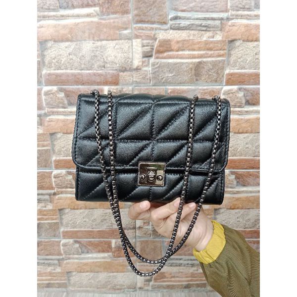 Tas wanita asli 100% kulit domba garut