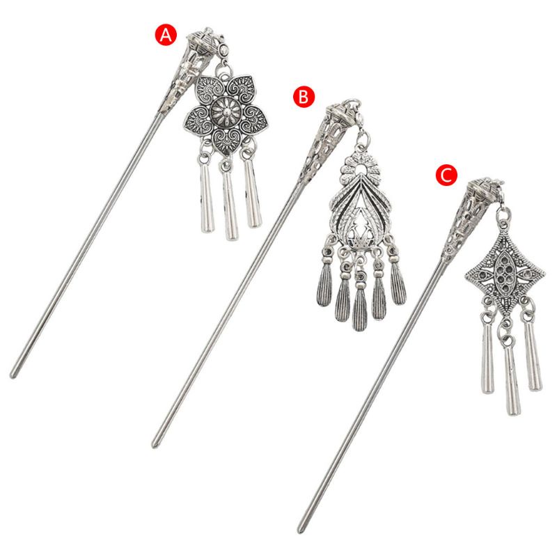 Siy Tusuk Konde Desain Bungarumbai Gaya Retrovintageantikcina Untuk Wanita 2018