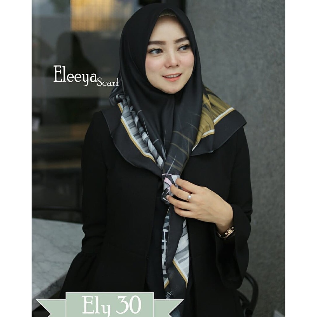 HIJAB SEGIEMPAT MOTIF PRINTING II Eleeya Scarf ELY 30