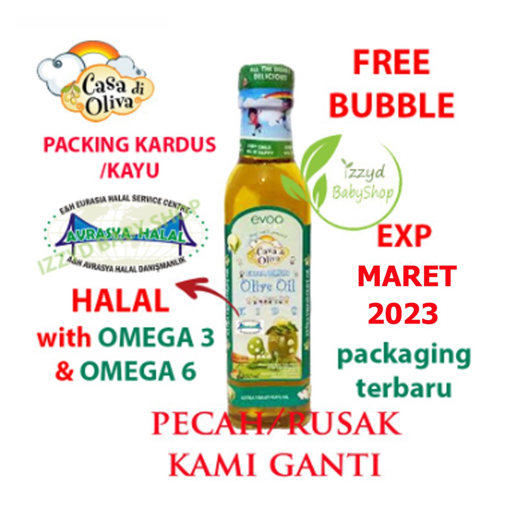 Casa di Oliva EVOO Minyak Zaitun Mpasi anak for kids minyak zaitun