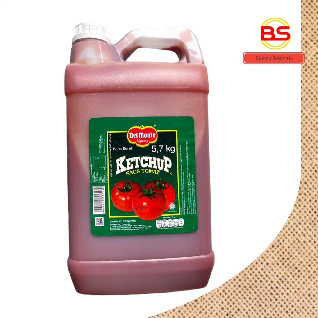 Delmonte Tomato Drigen / Saus Tomat / Tomato Sauce / Saos Tomat Del Monte 5,7 kg