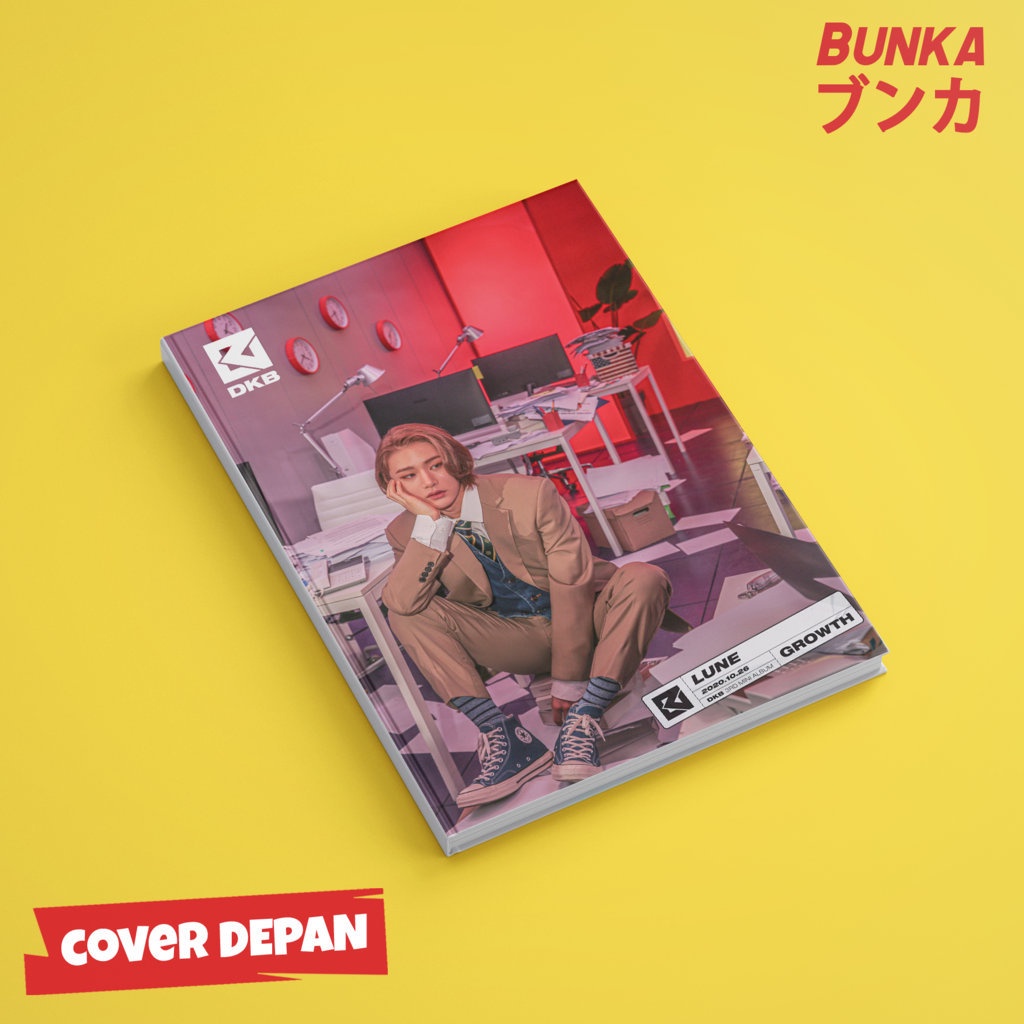 

Notebook KPOP DKB Growth Lune Hardcover A5 Buku Tulis Catatan Notes Agenda Planner Jurnal
