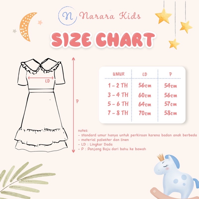 Dress Anak Perempuan Daphne by Narara Kids Pakaian anak perempuan