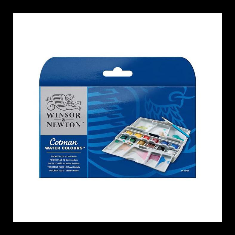 

PROMO COTMAN WATER COLOURS POCKET PLUS 12 HALF PANS PERALATAN MELUKIS MURAH TERUPDATE