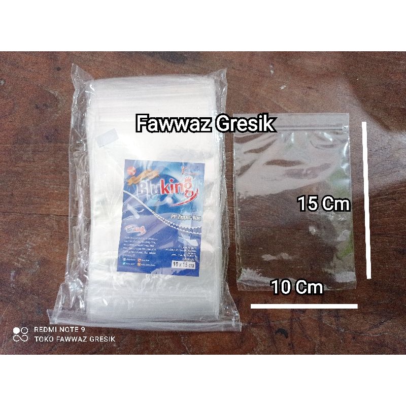 (100 pcs) Plastik Klip PP Bening Kemasan Klip 10x15 cm Tebal PP Zipper Ziplock Bag 50 micron / Kantong Plastik Klip 10x15 cm tebal 50 mc