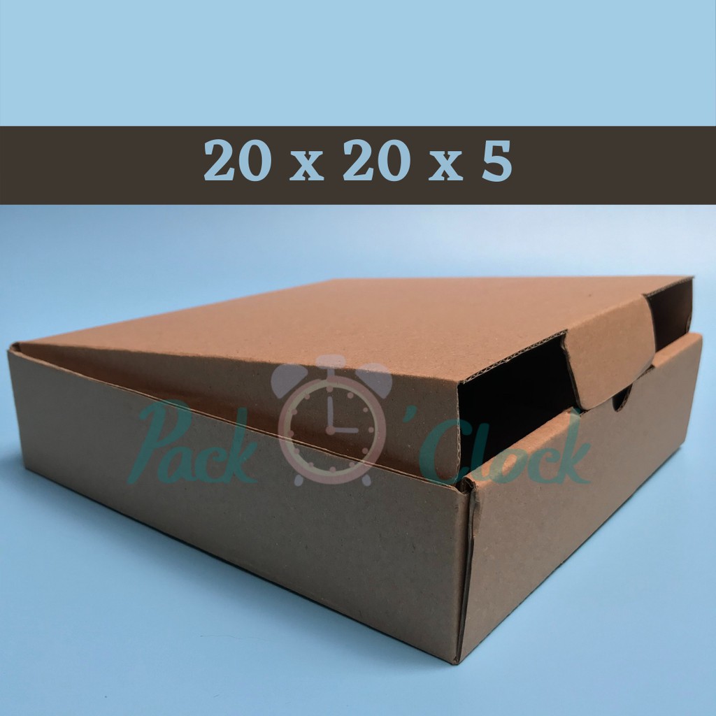 

5 PCS Kardus / Karton Box Die Cut Uk. 20 x 20 x 5 cm