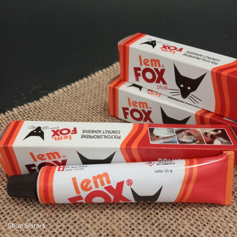 

Lem fox plus tube 20 gram