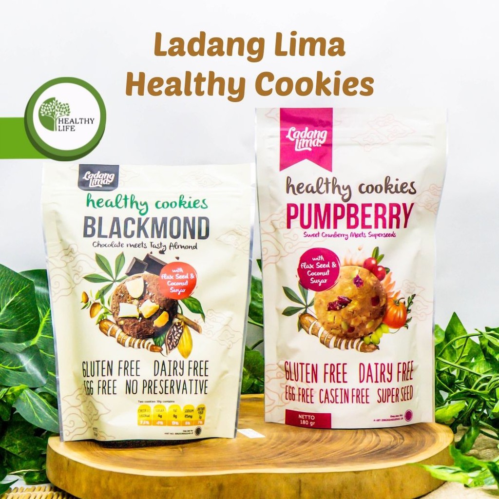 Ladang Lima Blackmond Cookies dan Pumpberry Cookies 180gr