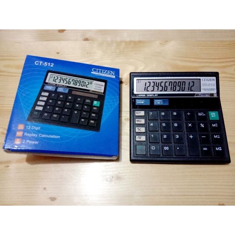 

Kalkulator Dagang Ukuran sedang merek CITTIZEN 512 12Digit