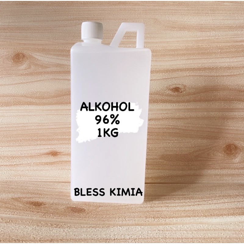 ALKOHOL 96% 1LITER-ETHANOL 96%-ALKOHOL ANTISEPTIK-ALKOHOL DISINFEKTAN