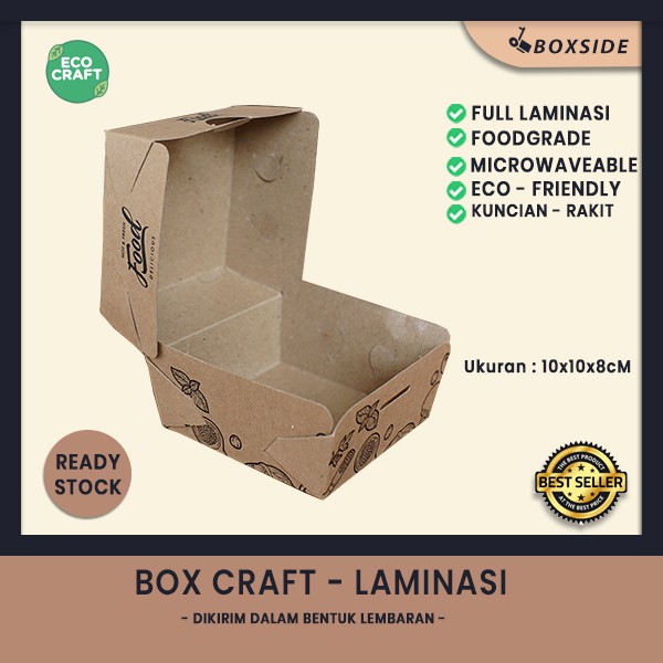 

Box Burger / Box Takoyaki/ Box Geprek / Box Snack / Box Kulit Uk 10x10x8