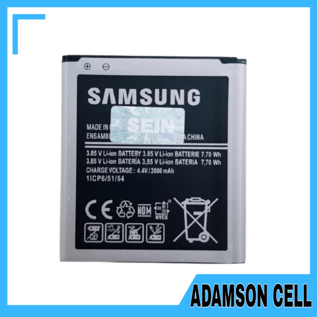 Baterai Original Samsung Galaxy J2 2015 J200 Batre Batrai SM J200GU DS
