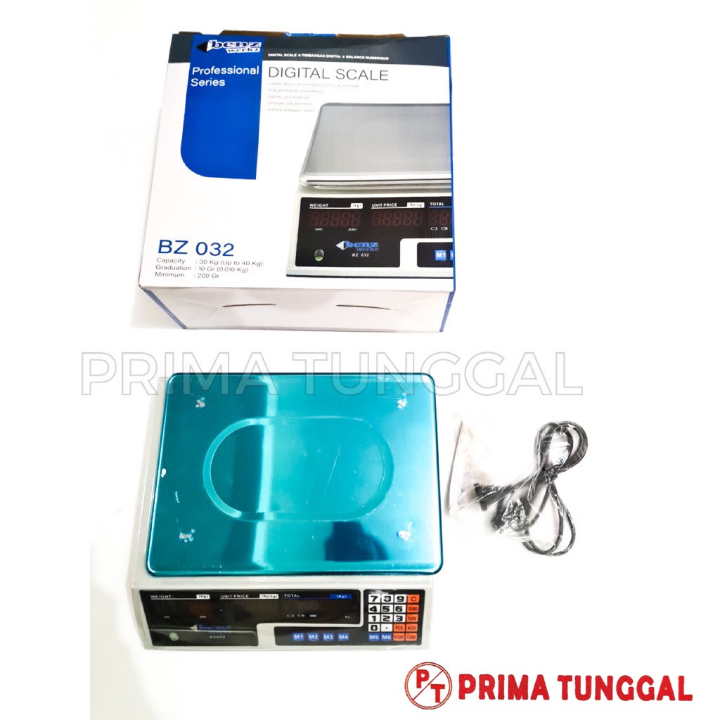 Timbangan Digital Duduk Benz 40 KG BZ 032 Timbangan Buah Sayur Daging
