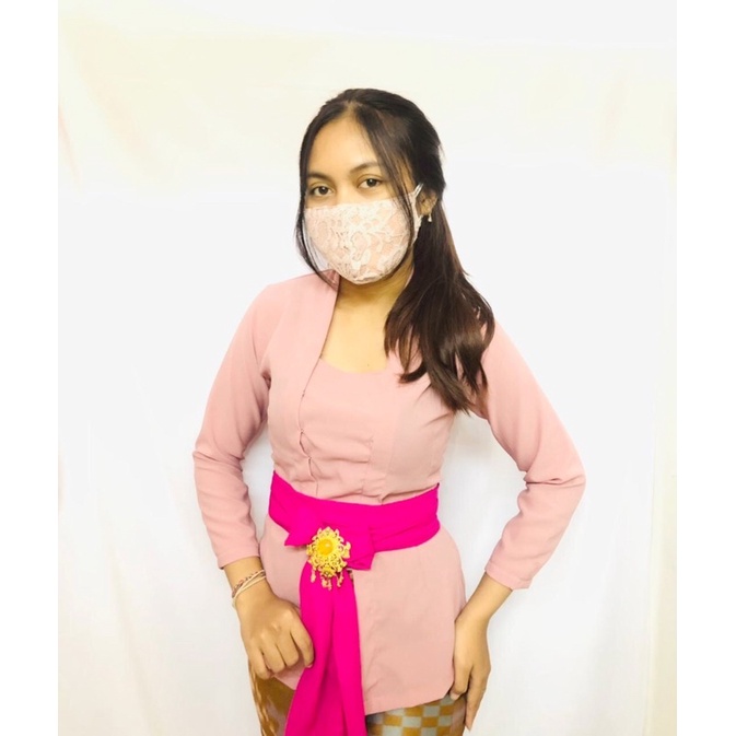 KEBAYA MOSCREFT LENGAN PANJANG || KEBAYA BALI