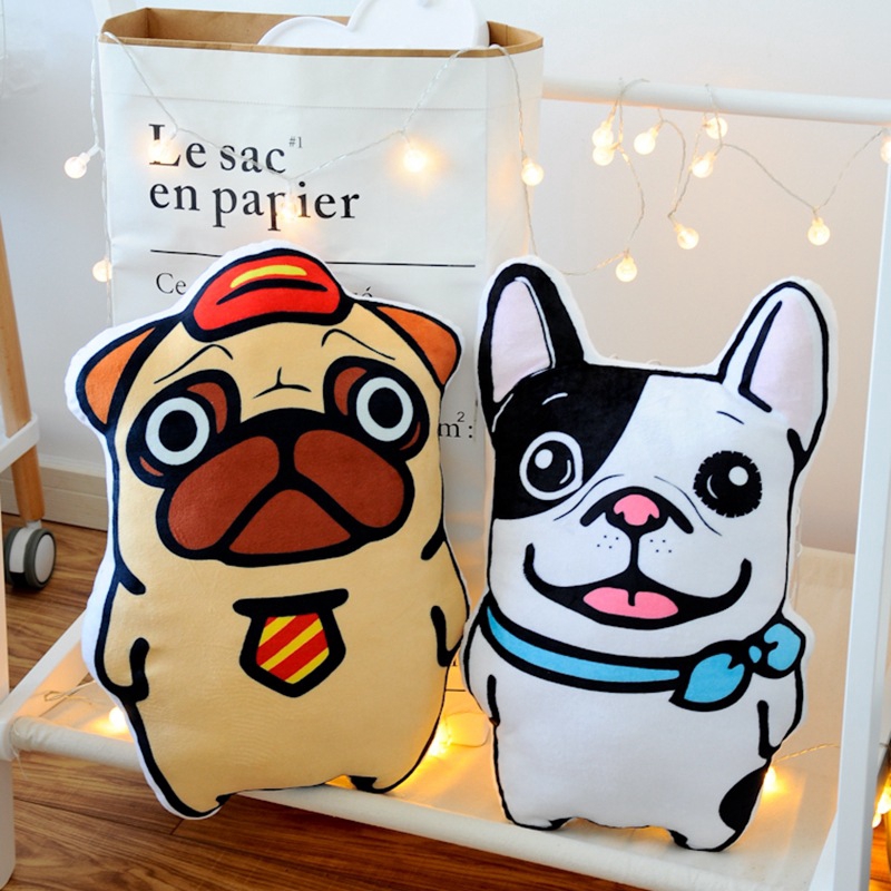 Q Bantal Bentuk Anjing Bulldog Lucu Dua Sisi Shopee Indonesia