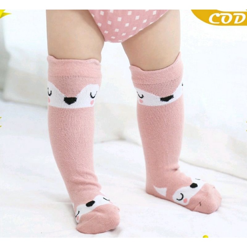 Kaos kaki anti slip anak bayi panjang motif lucu IMPORT