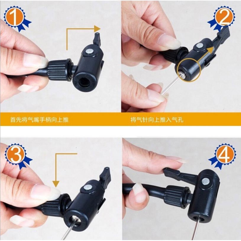 TaffSPORT Pompa Angin Ban Sepeda Tier Air Pump