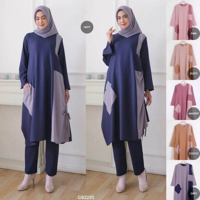 BAJU GAMIS WANITA MODERN SYARI MUSLIMAH